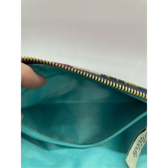 Spartina Little Bermuda Wristlet Wallet Canvas and Leather - Picture 13 of 14